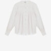 Plalia blouse van gerimpeld katoenen voile Plalia blouse van gerimpeld katoenen voile
