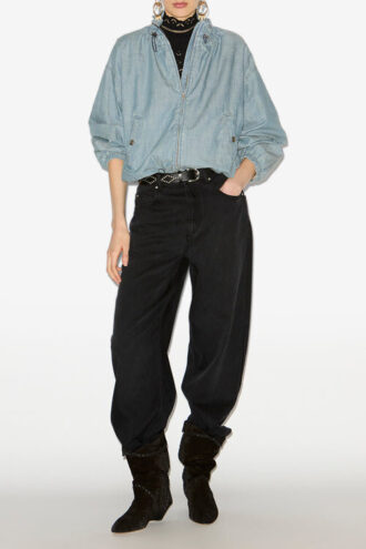 Plume kort chambray jasje