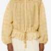 Polly Katoenen blouse met bloemenkant Polly Katoenen blouse met bloemenkant