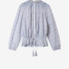 Polly Katoenen blouse met bloemenkant