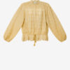 Polly Katoenen blouse met bloemenkant Polly Katoenen blouse met bloemenkant