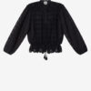 Polly Katoenen blouse met bloemenkant