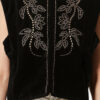 Poppy fluwelen vest met studs