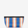 Powden gestreepte clutch