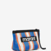 Powden gestreepte clutch