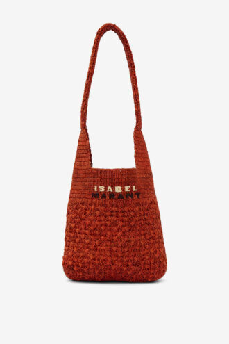 Praia kleine raffia tas