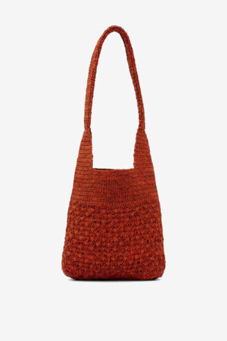 Praia kleine raffia tas