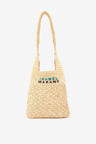 Praia kleine tas in raffia