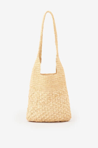 Praia kleine tas in raffia