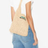 Praia kleine tas in raffia