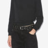 Prissa katoenen sweatshirt met gestructureerde schouders