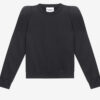 Prissa katoenen sweatshirt met gestructureerde schouders
