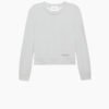 Prissa katoenen sweatshirt met gestructureerde schouders