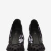 Pristy pumps van tule met stippen