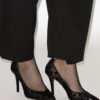 Pristy pumps van tule met stippen