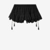 Puria korte katoenen short met borduursel