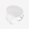 Quincy armband in zilverkleurig messing