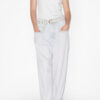 Rachelle geplooide loose fit denim jeans