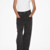 Rachelle geplooide loose fit denim jeans