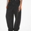 Rachelle geplooide loose fit denim jeans