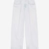 Rachelle geplooide loose fit denim jeans