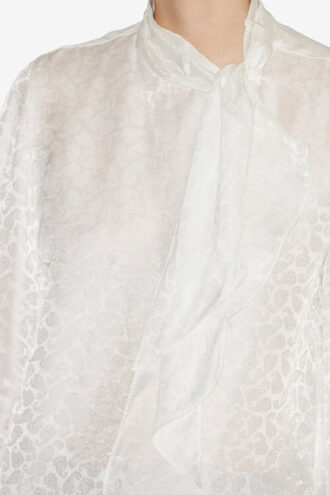 Raphaella zijden jacquardblouse