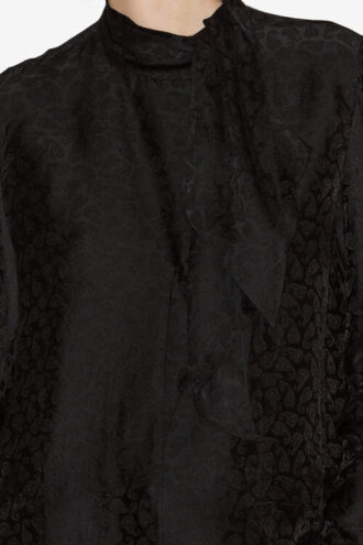 Raphaella zijden jacquardblouse