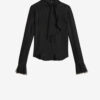 Raphaella zijden jacquardblouse