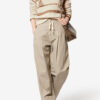 Romera merinowollen trui met capuchon en tweed