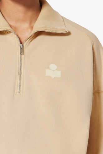 Ross katoenen sweatshirt met opstaande kraag
