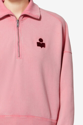 Ross katoenen sweatshirt met opstaande kraag