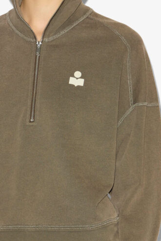 Ross katoenen sweatshirt met ritssluiting