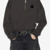 Ross Korte katoenen sweater met opstaande kraag Ross Korte katoenen sweater met opstaande kraag