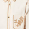 Rudy overshirt met bloemenborduursel