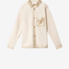 Rudy overshirt met bloemenborduursel