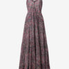 Sabba Lange katoenen voile jurk met print