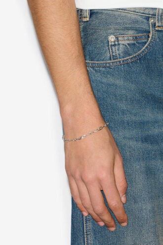 Sachi kettingarmband in zilverkleurig messing