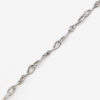 Sachi kettingarmband in zilverkleurig messing