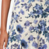 Sakura lange stretch zijden rok met print