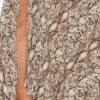 Sakura lange zijden rok met print