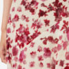 Sakura zijden rok met rozenprint