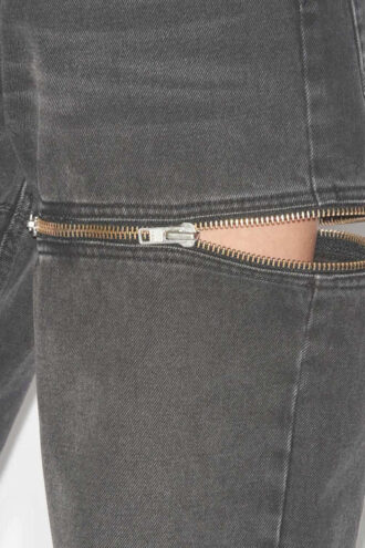 Salia losvallende denim jeans met ritsen