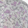 Salika bedrukte en gerimpelde katoenen voile blouse
