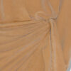 Sandrina lange gedrapeerde jersey sweaterjurk
