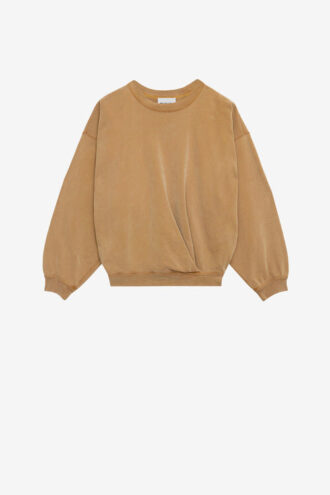 Sauria gewassen katoenen sweatshirt