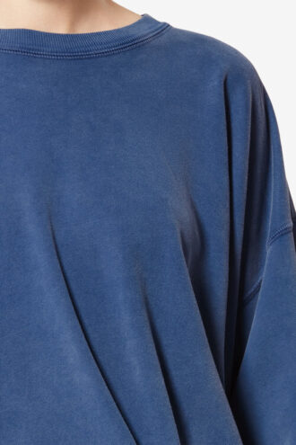 Sauria gewassen katoenen sweatshirt