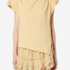 Sebani asymmetrisch katoenen T-shirt
