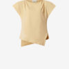 Sebani asymmetrisch katoenen T-shirt