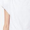 Sebani asymmetrisch T-shirt met korte mouwen