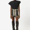 Sebani asymmetrisch T-shirt met korte mouwen
